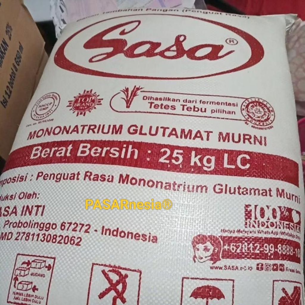 

SASA MSG BUMBU PENYEDAP RASA SAK 25KG