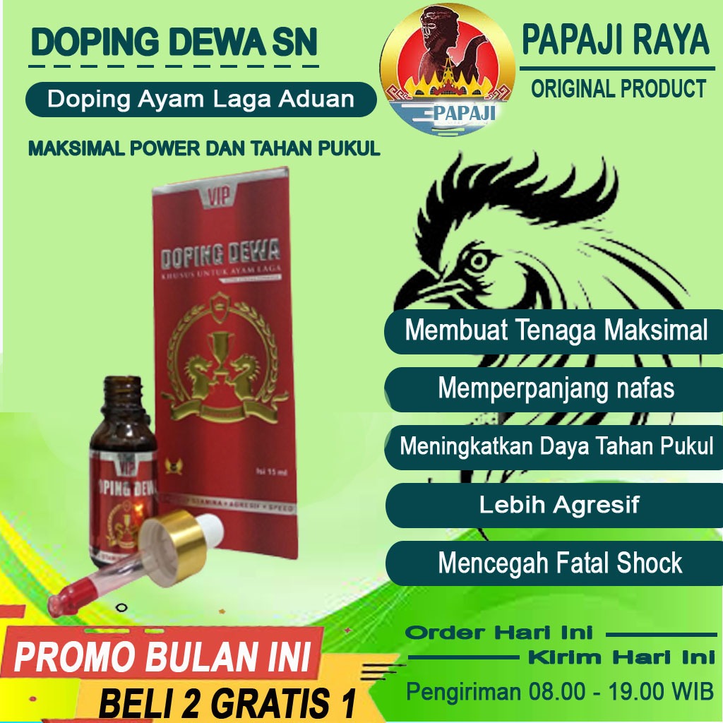 Doping Dewa VIP SN - Doping Ayam Petarung Laga Aduan Terlaris