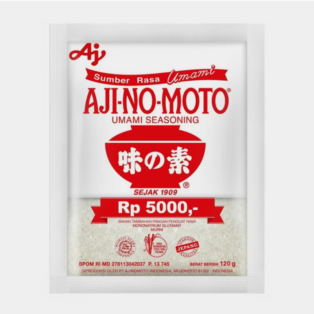 

Ajinomoto MSG 90 gram / Bumbu Penyedap Rasa Umami