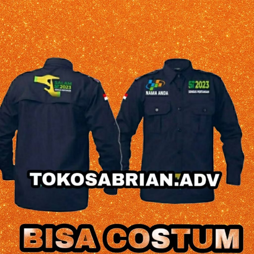 kemeja Sensus seragam Sensus baju sensus pertanian pdh sensus pertanian