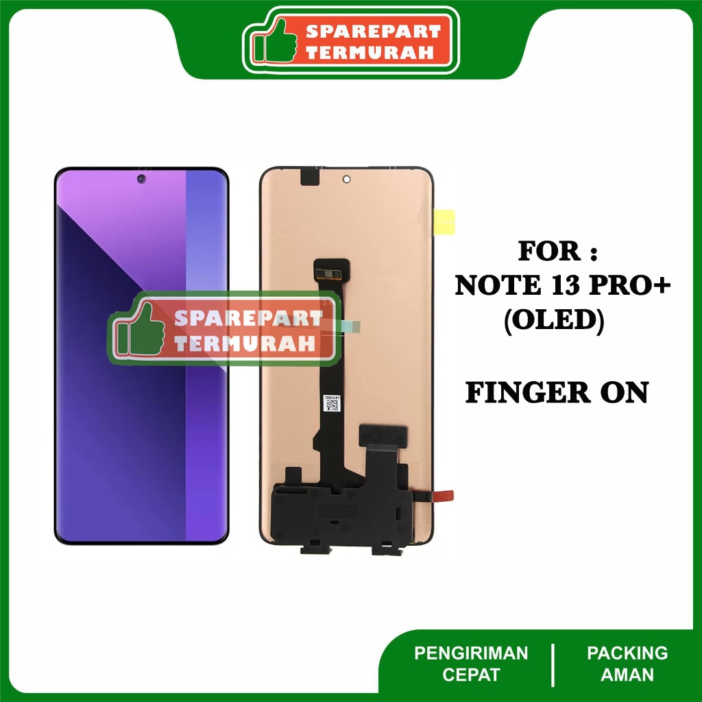 LCD For Xiaomi Redmi Note 13 Pro Plus 5G OLED - SUPPORT FINGERPRINT