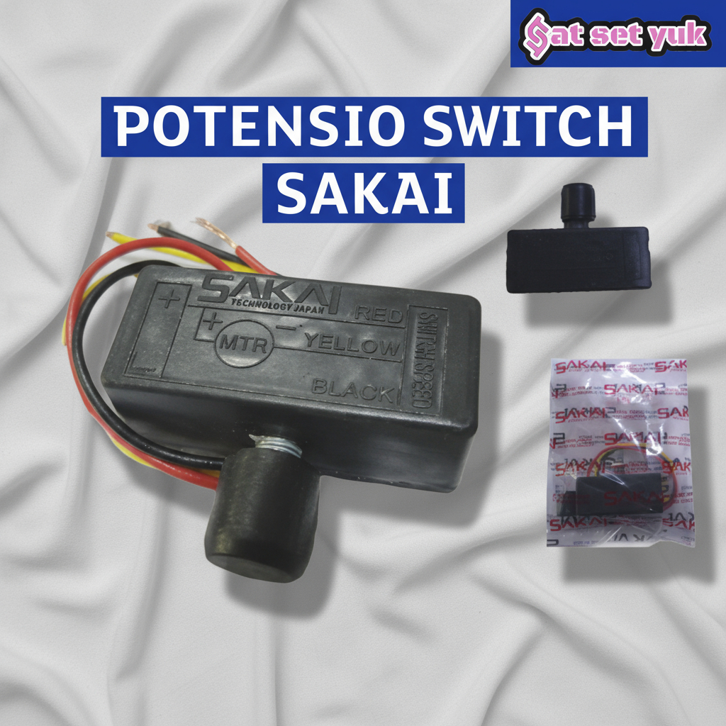 POTENSIO SPRAYER ELEKTRIK/ SWITCH SPEED SPRAYER / POTENSIO PENGATUR KECEPATAN 12V