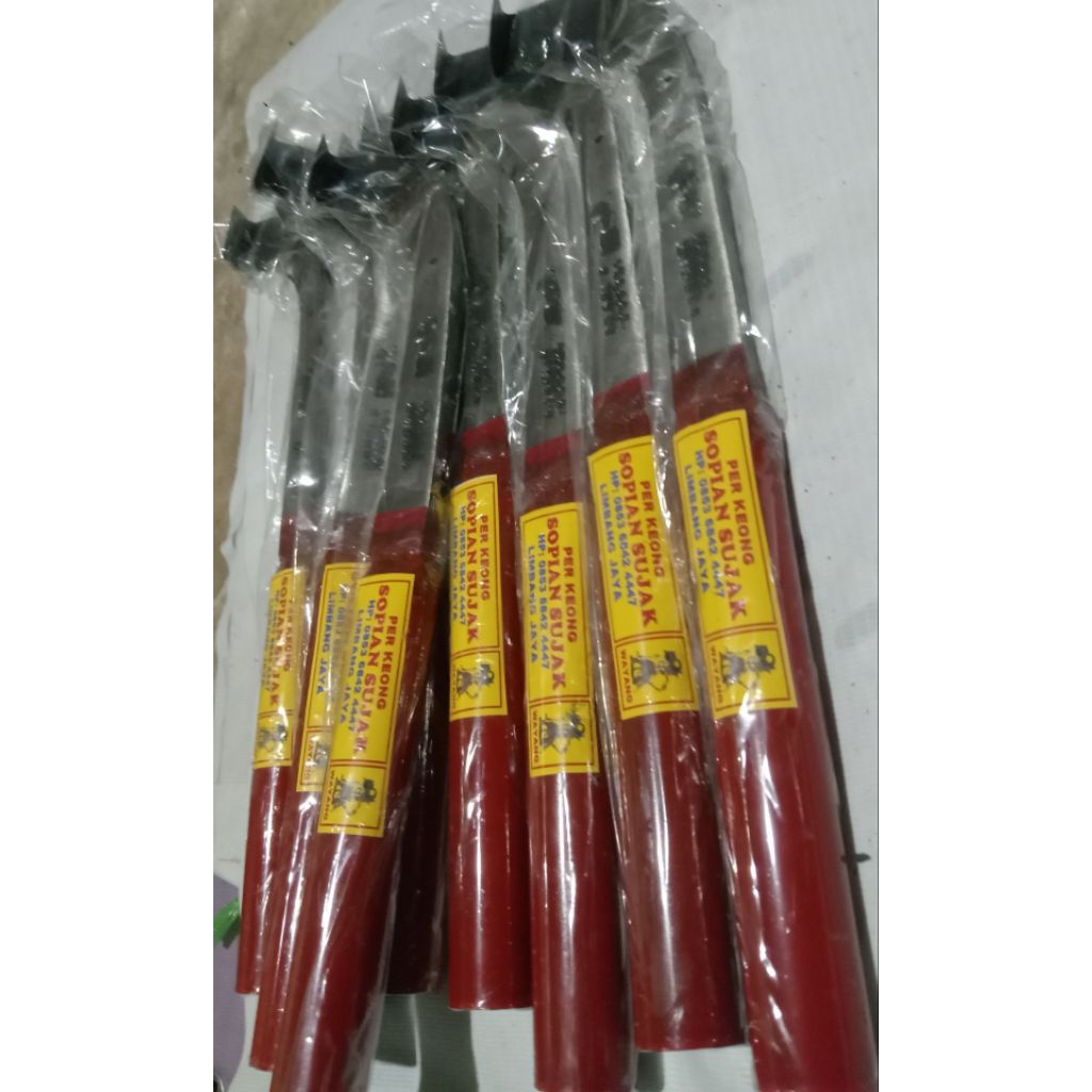 pahat/pisau karet paku rel