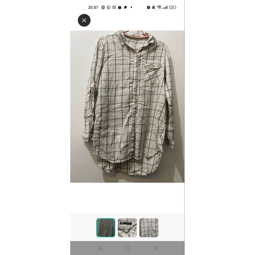 Kemeja Kotak-kotak Geela