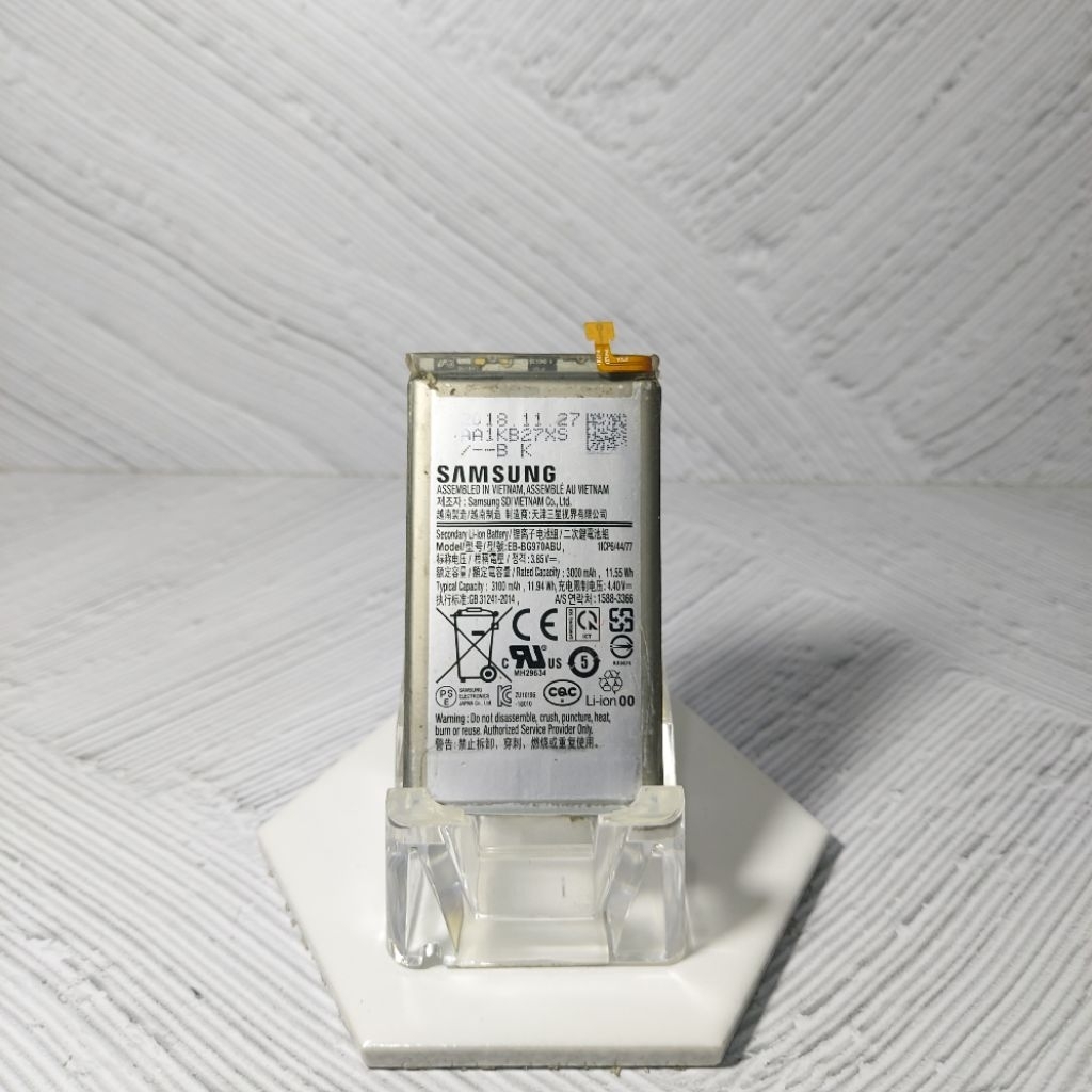 BATERAI BATTERY BATRE SAMSUNG GALAXY S10e | EB-BG970ABU ORIGINAL BEKAS COPOTAN