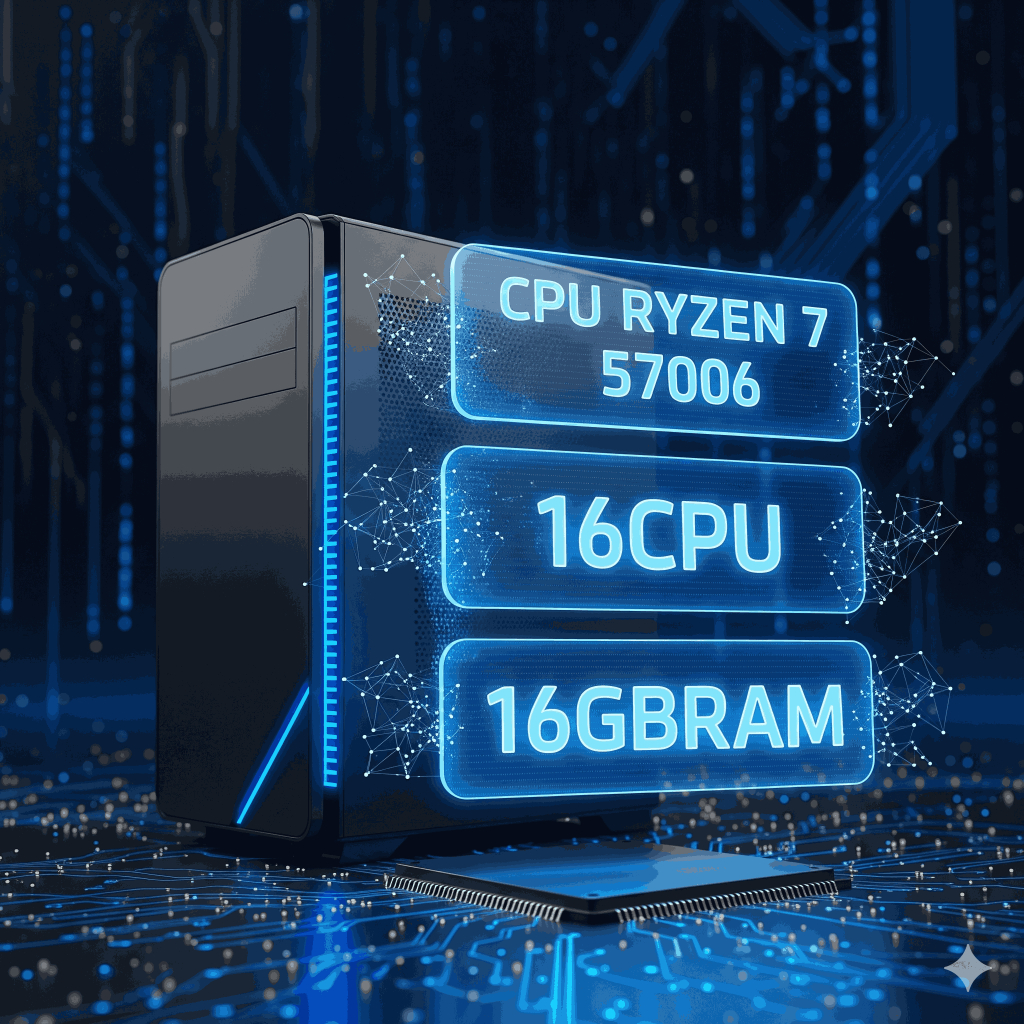 RDP GPU Ryzen 7 5700G Murah – Full Admin Windows Server Stabil