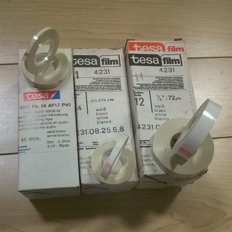 

TESA SPLICING TAPE , 3.3 mm , 33 METER, PLAK BAND / PITA SAMBUNG