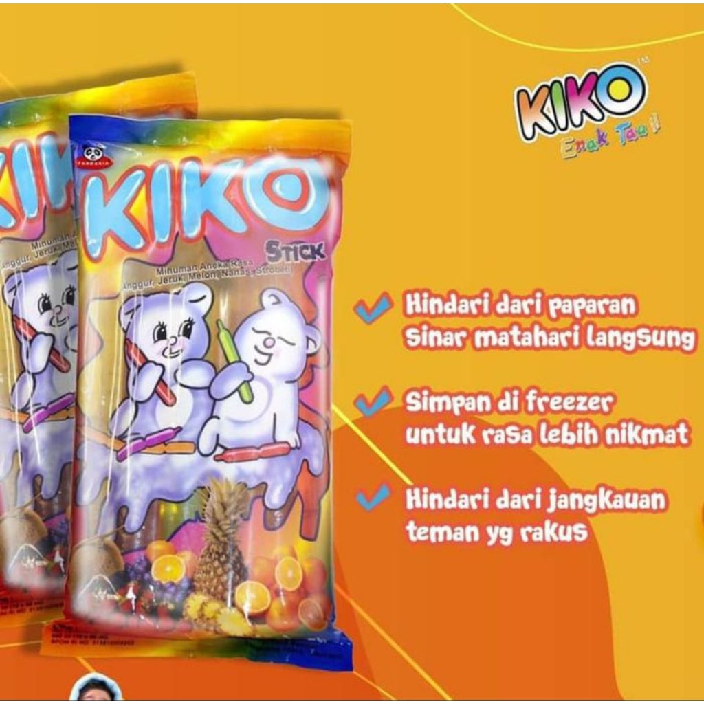 

kiko ice stick 10 X 70ml 1 pack isi 10 stick 700ml