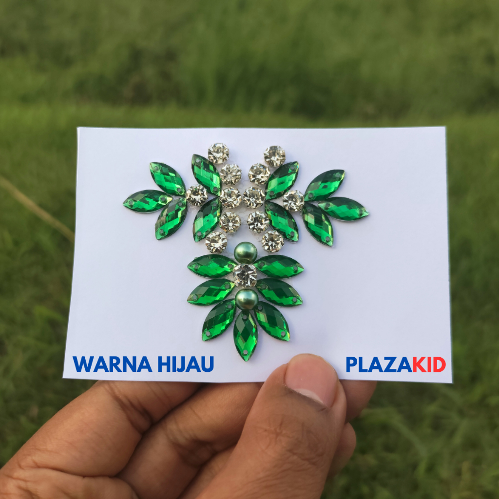 Payet Rangkai Instan Model Bunga Kristal/ Payet Tangan/ Payet Kaftan/ Payet Hiasan Kebaya Dress Baju