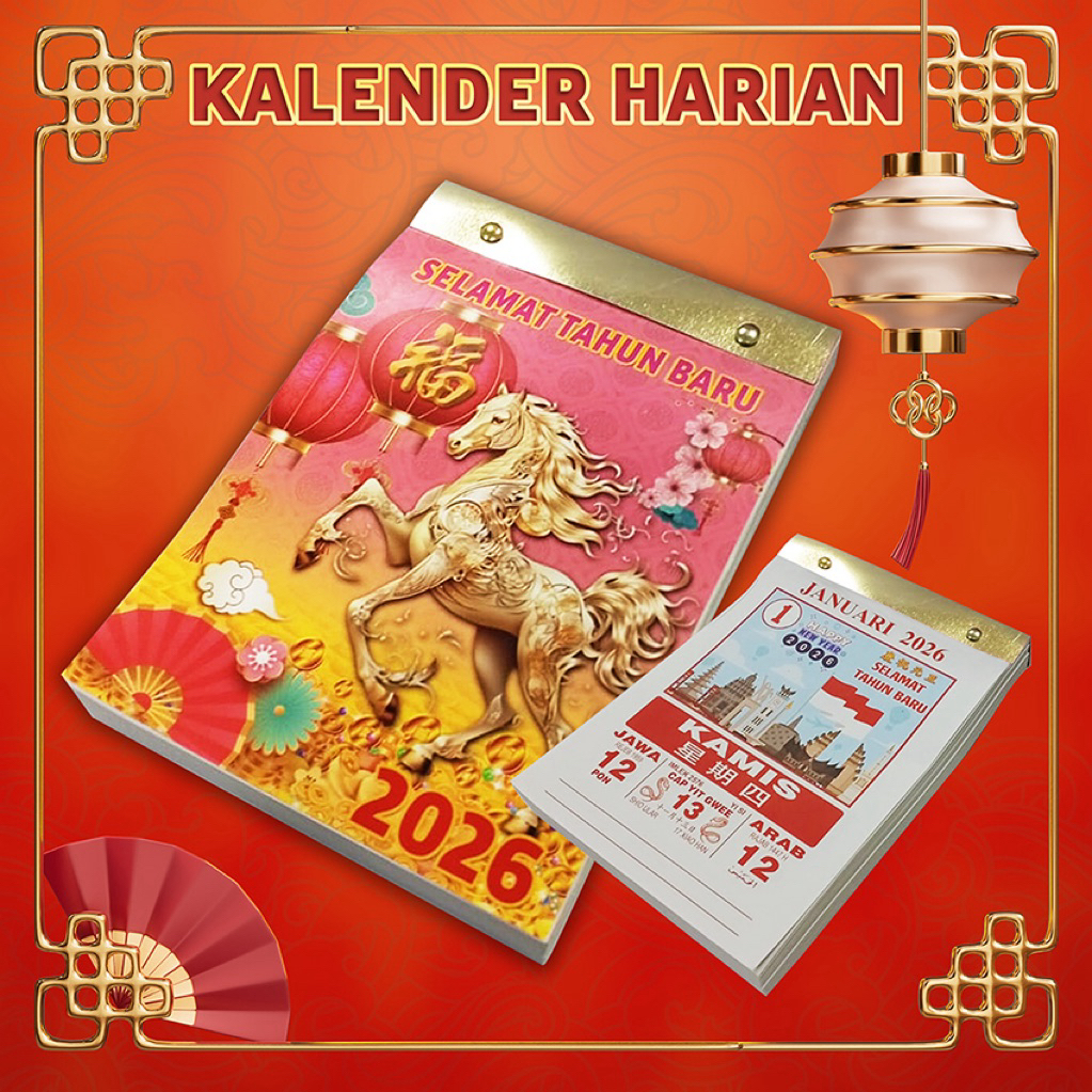 

KALENDER HARIAN SOBEK 2026 KUDA H