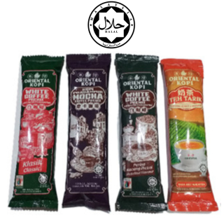 

[Harga Satuan/Per Sachet] Oriental Kopi Malaysia Teh Tarik/Classic/ Mocha/ Hazelnut/No Sugar Added