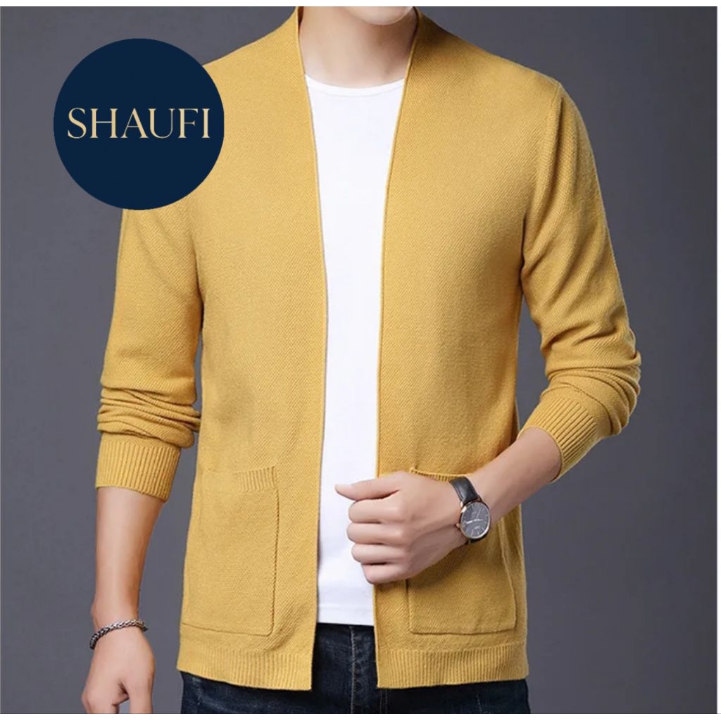 Cardingan switer rajut/ Cardigan pria rajutan/Cardigan pria