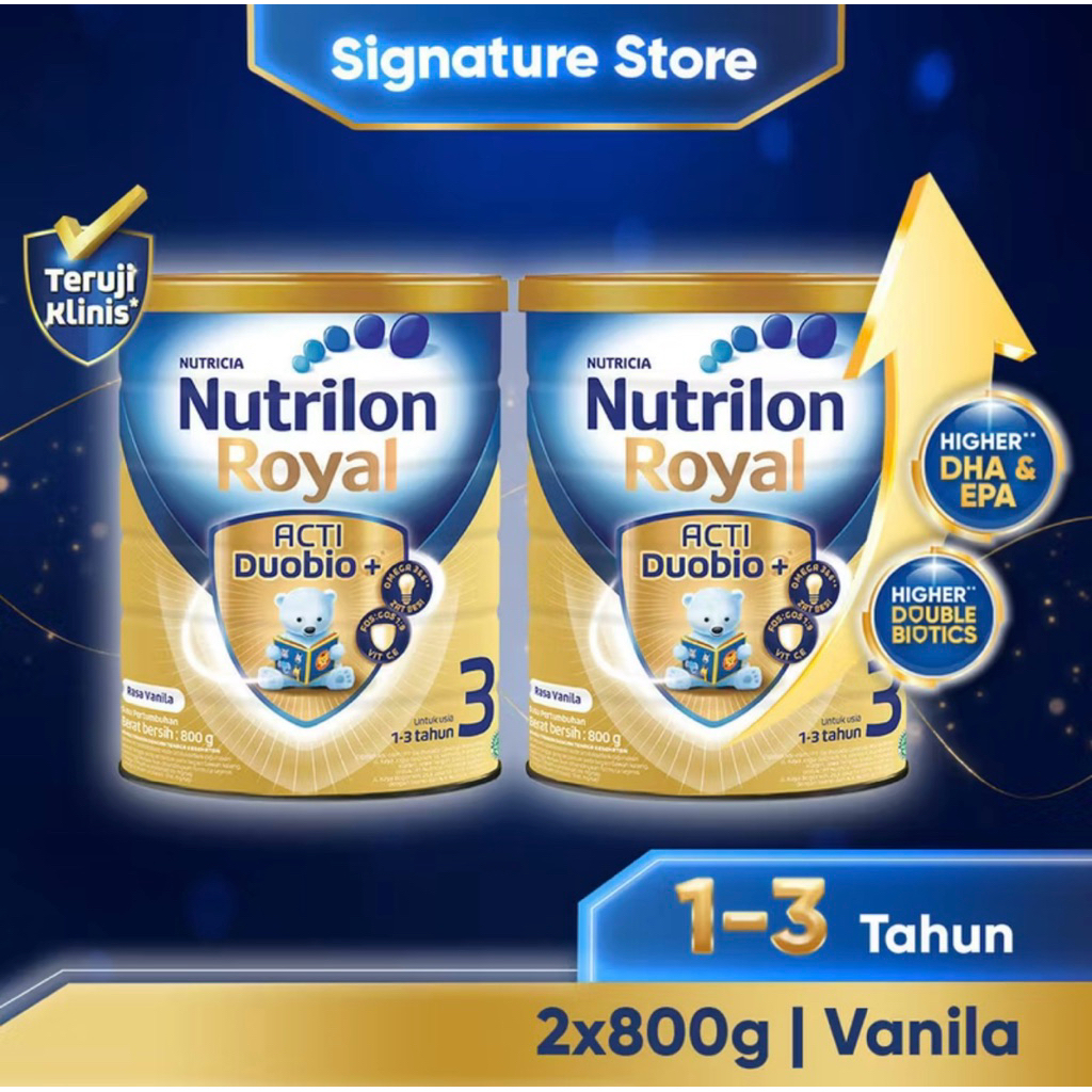 

NUTRILON ROYAL 3 VANILA 800 GRAM