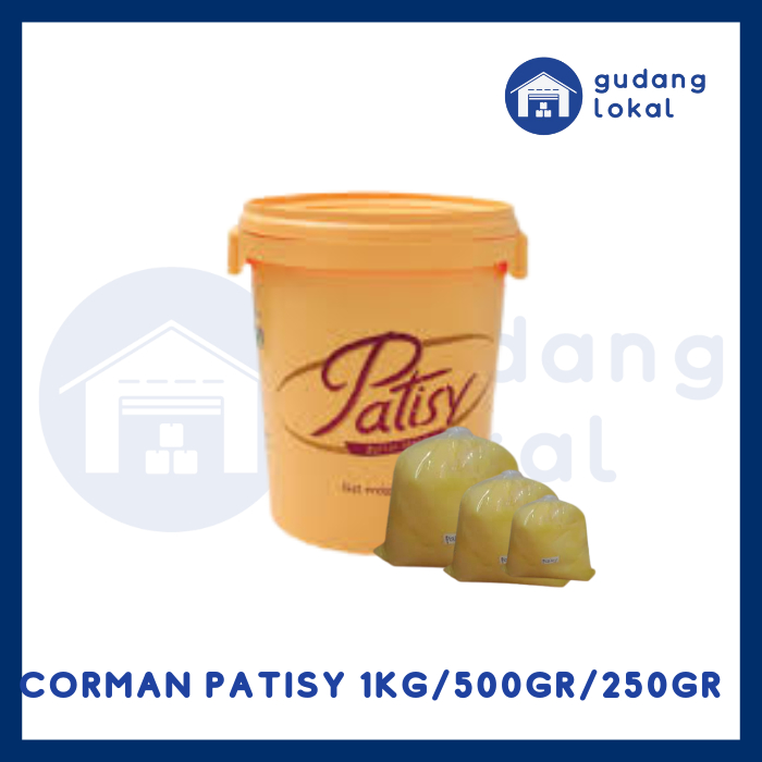 

CORMAN PATISY BUTTER KEMASAN REPACK 1KG/ 500GR /250GR