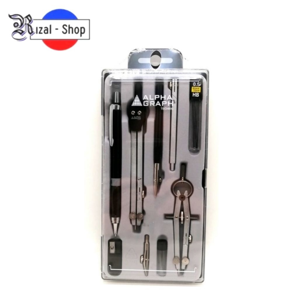

Jangka Compass Set Alpha Graph Technic