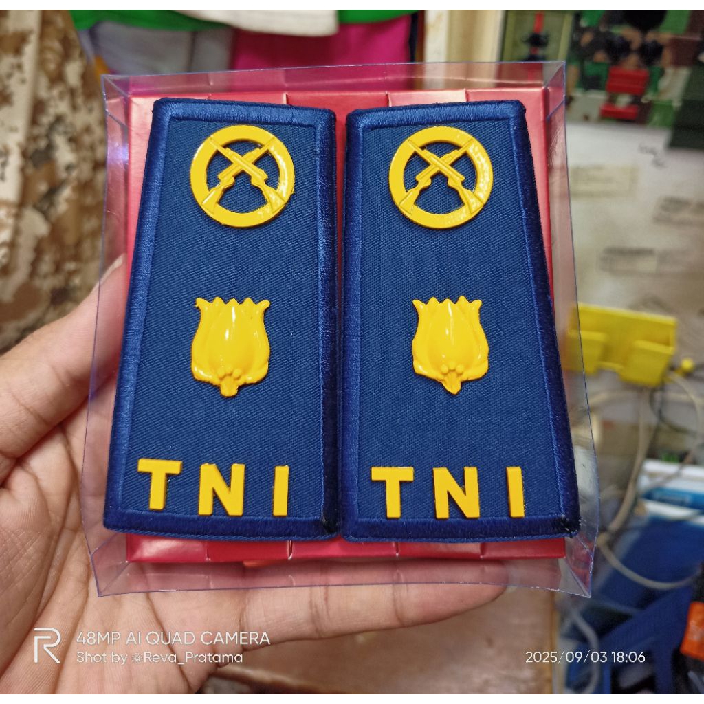 pangkat baju pdh mayor kopasgat - logam