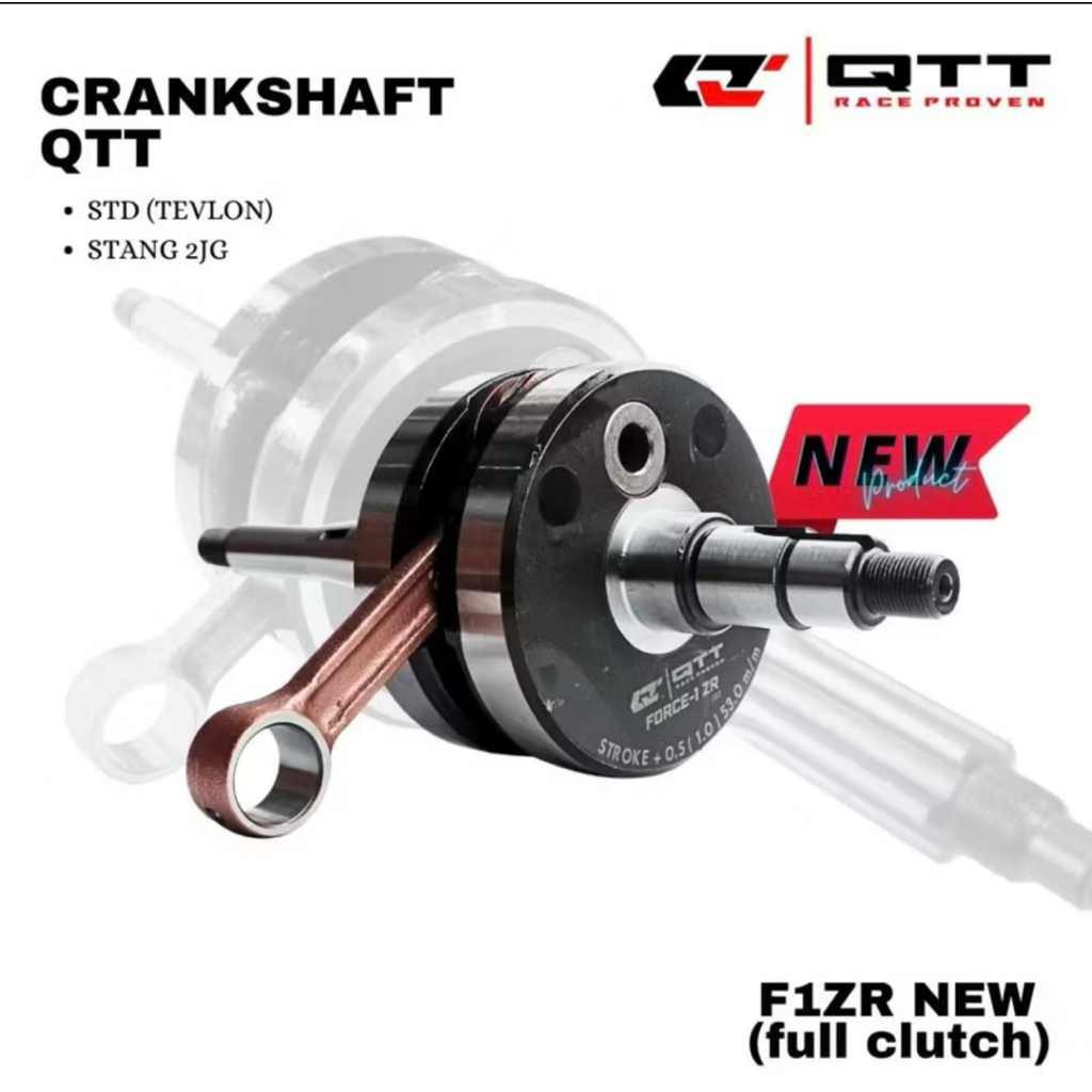 KRUK AS QTT FIZR (TEVLON)  BANDUL QTT FIZ R CRANKSHAFT KRUK AS QTT F1 F1ZR FIZ R FULL CLUTH TEFLON U