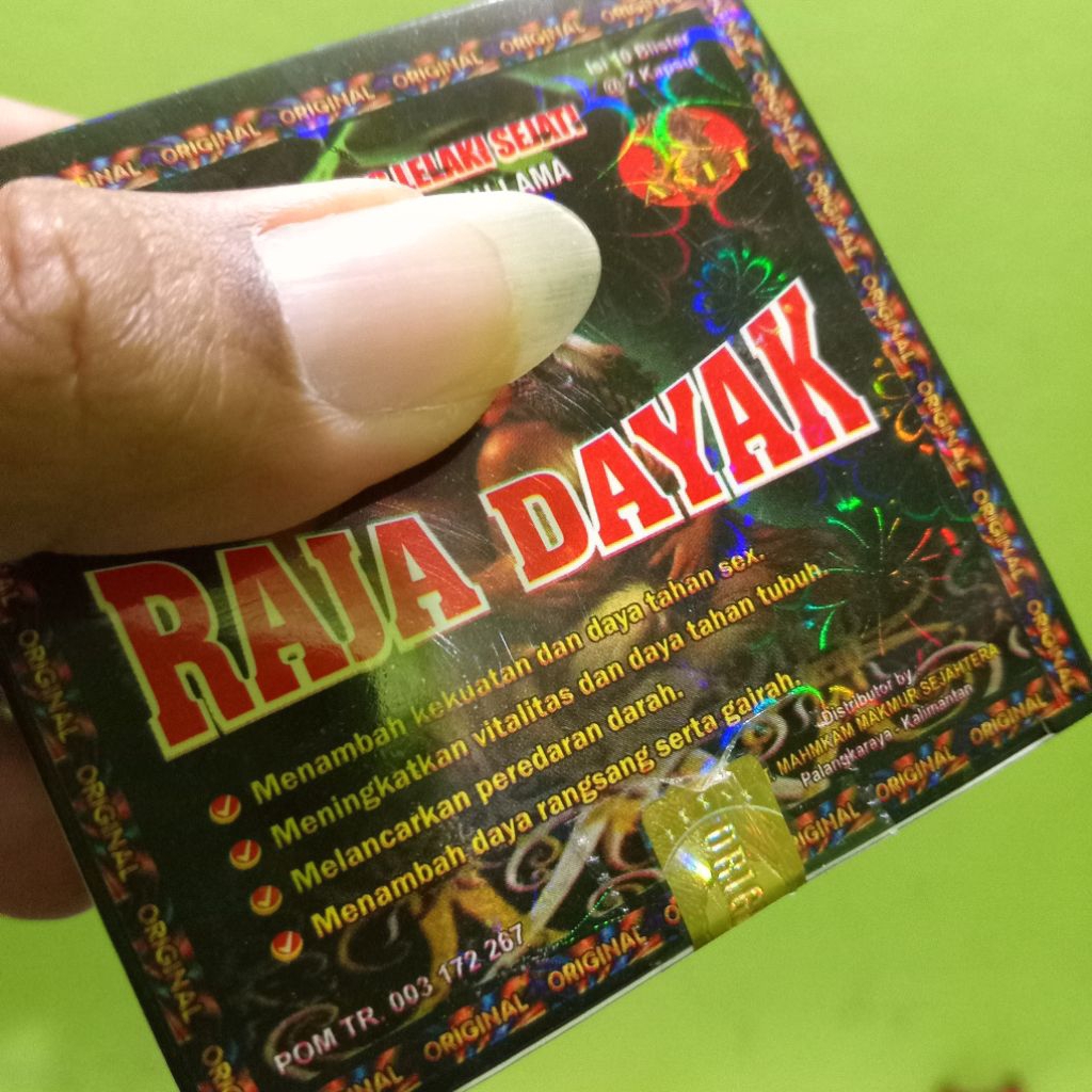 1BOX ISI 20 KAPSUL HERBAL STAMINA RAJA DAYAK