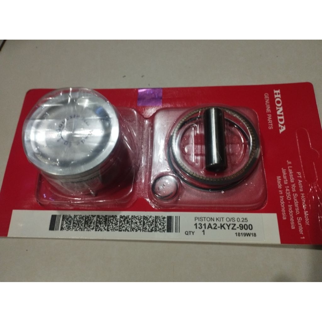 PISTON KIT SET SUPRA X 125 HELM IN OS 25