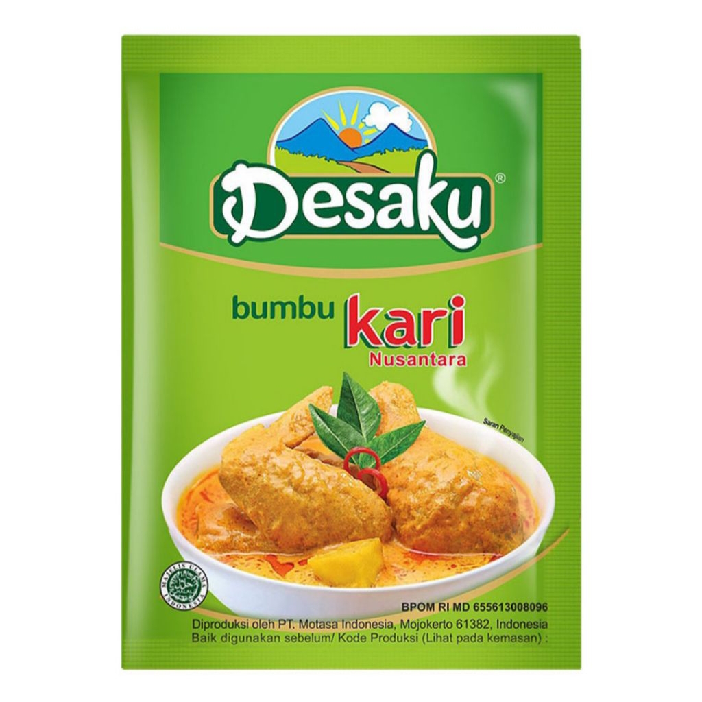 

Desaku Bumbu Kari Bumbu Masak Instan 12.5g