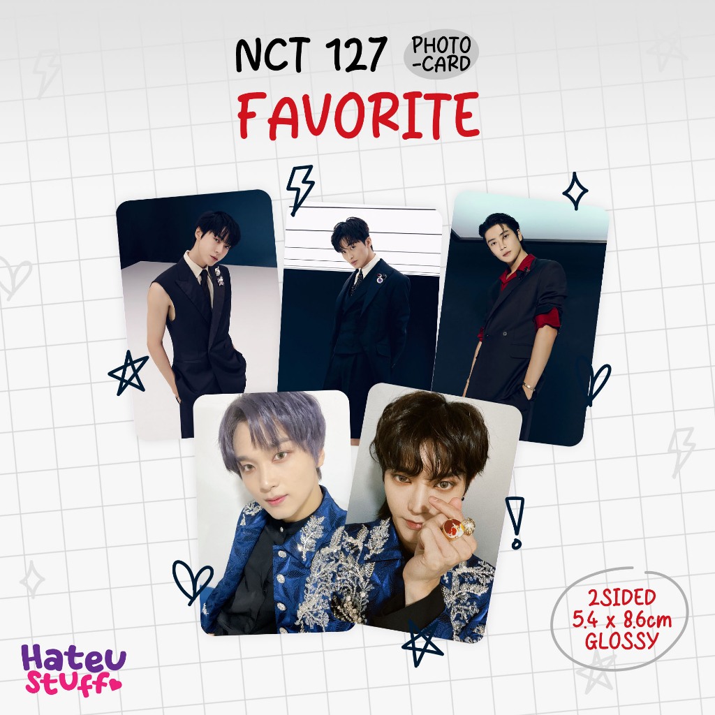 NCT 127 Unofficial Photocard Favorite + Selca
