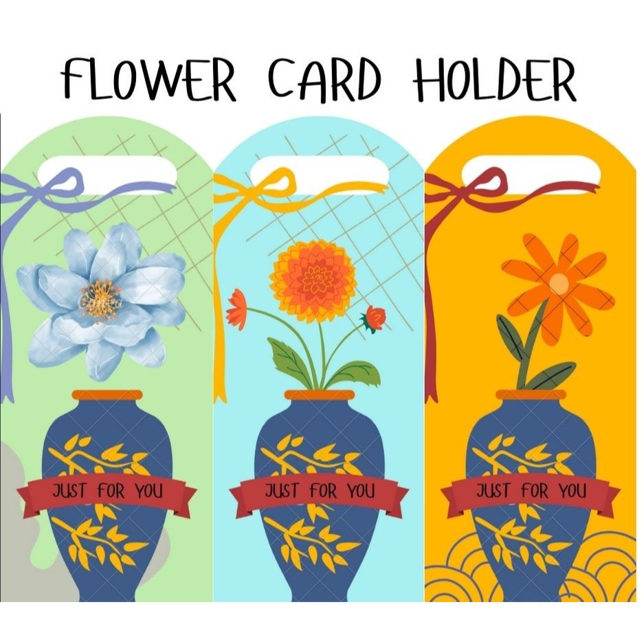 

Flower Card Holder | alas packaging bouquet | Flower handle| Bisa Costom Label | kertas packing bunga | paper flower handheld Jedai