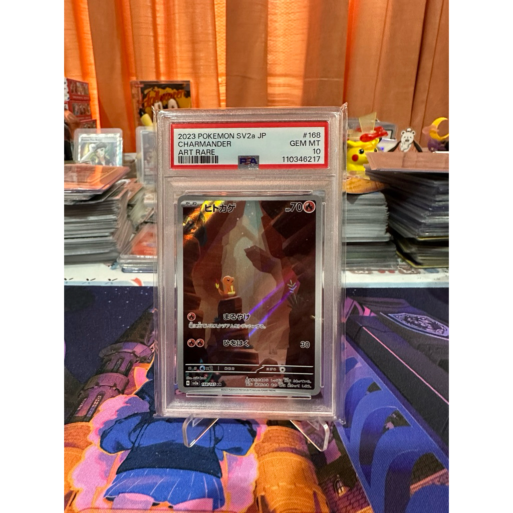 Pokemon Card Charmender AR 151 Japan PSA 10