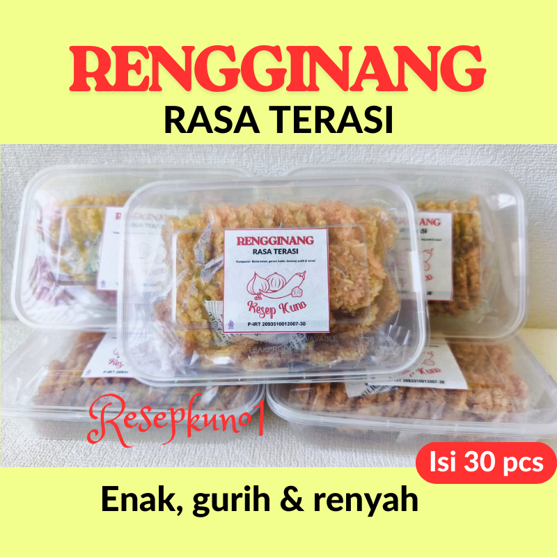 

Rengginang Mentah Terasi Rangginang Isi 30 Pcs
