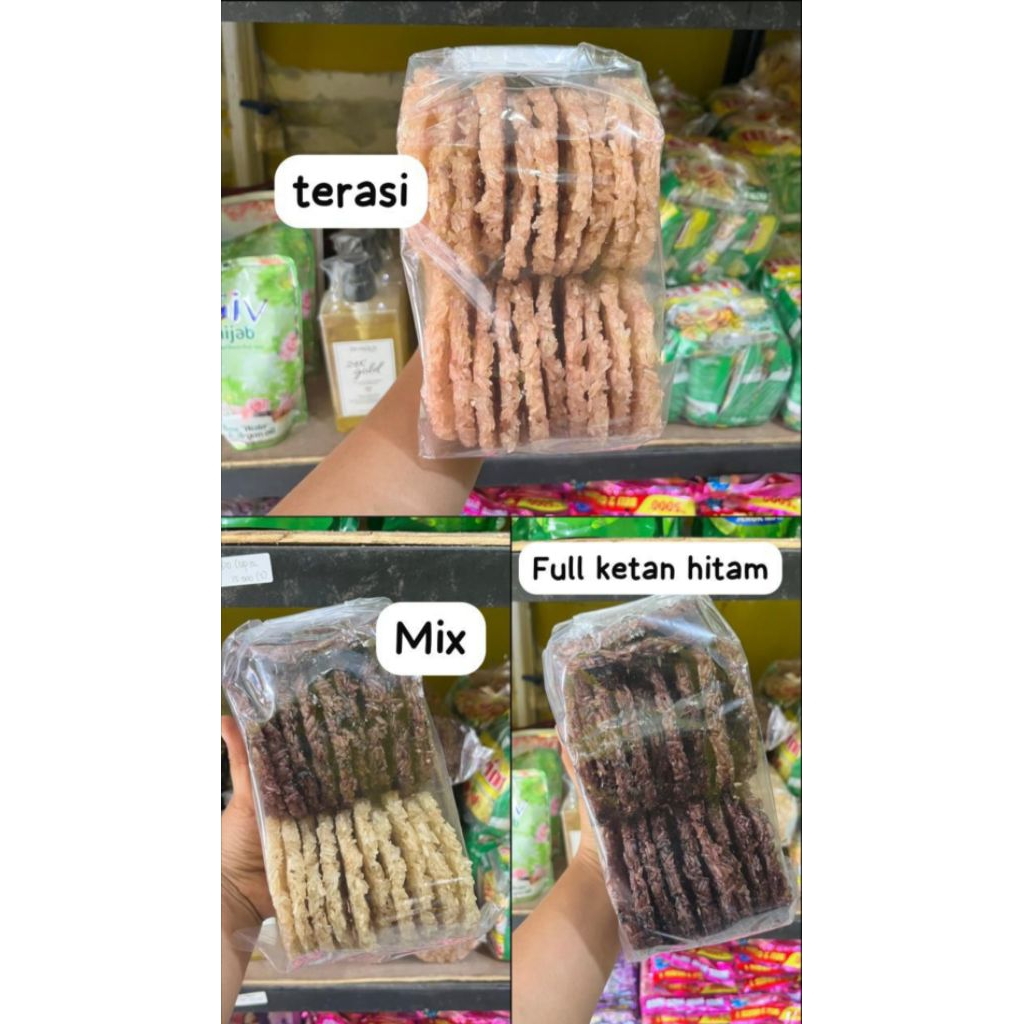 

Rengginang Khas Rasa Terasi Mix Dan Ketan Hitam