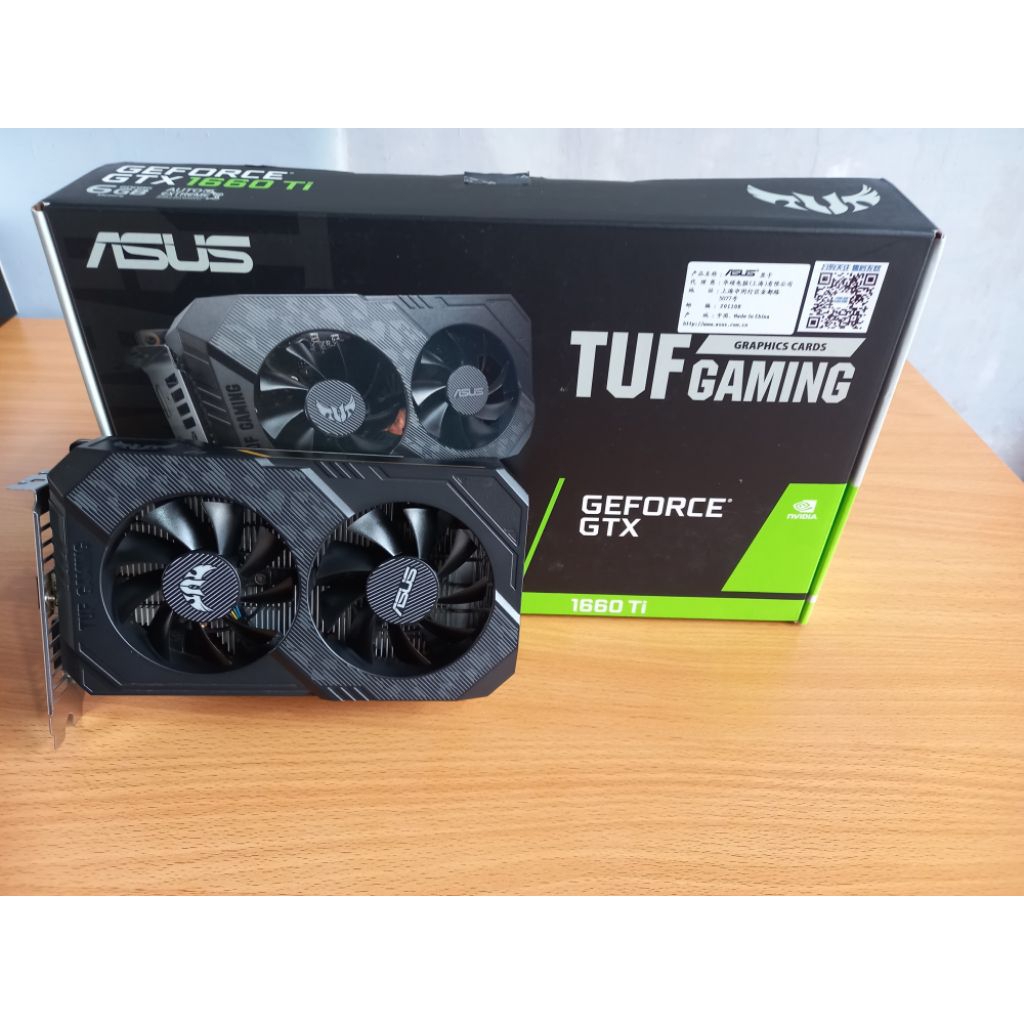 VGA ASUS TUF EVO GTX 1660 TI 6GB GDDR6 (BEKAS)