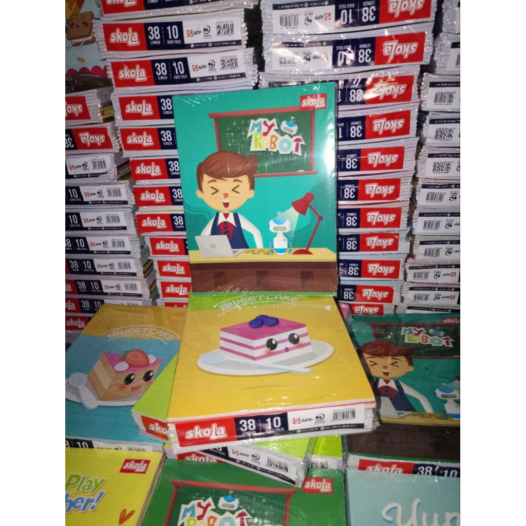 

Buku skola by sidu 38 lembar 1 pak isi 10 buku