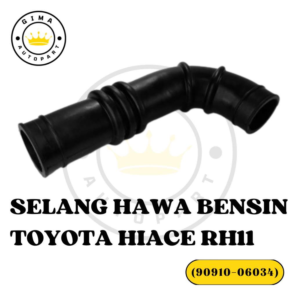 Karet Selang Hawa Filter Udara Bensin Mobil Toyota Hiace RH11 | High Quality