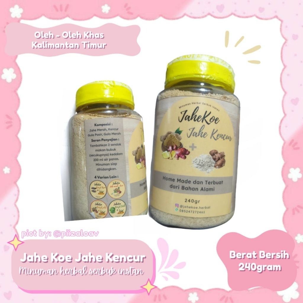 

JaheKoe Jahe Kencur – Minuman Herbal Serbuk Instan Khas Kaltim