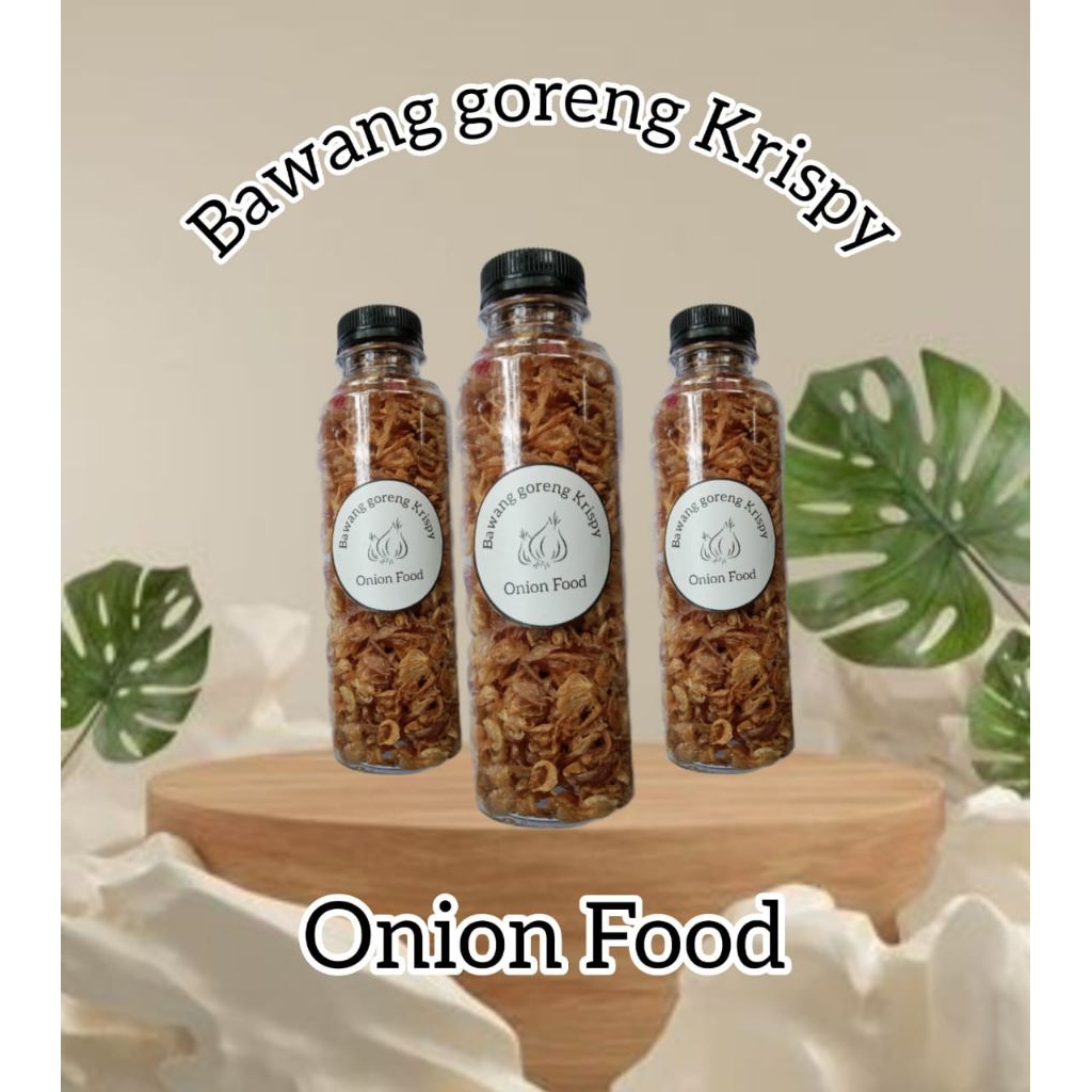 

Bawang goreng krispi harga per 1 botol
