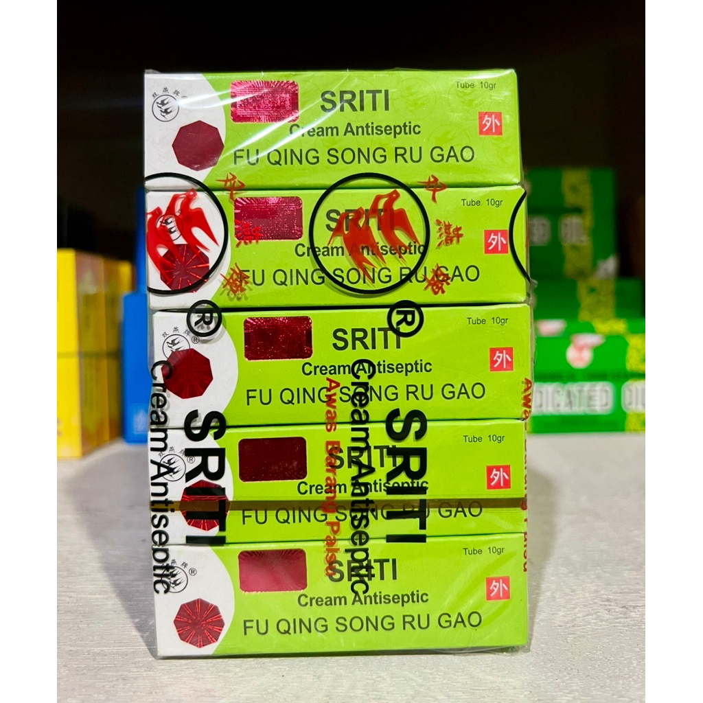 Sriti Antiseptic 10gr Salep Jerawat Flek Hitam Iritasi Aman SRITI Cream Antiseptic Original 100% Asl
