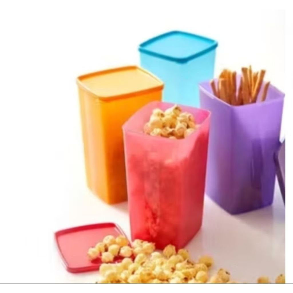 Seal/Tutup Square round tupperware toples jadul