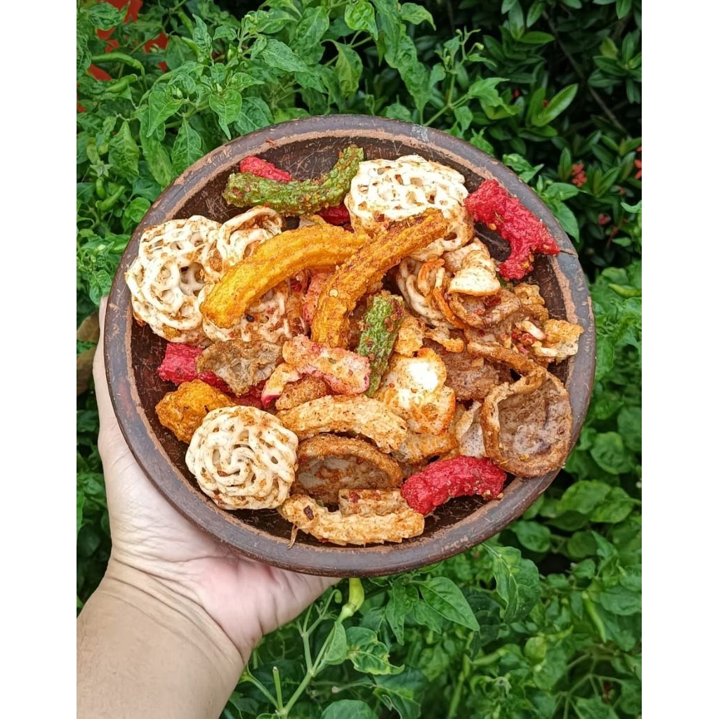 

Kerupuk seblak kemasan ecer