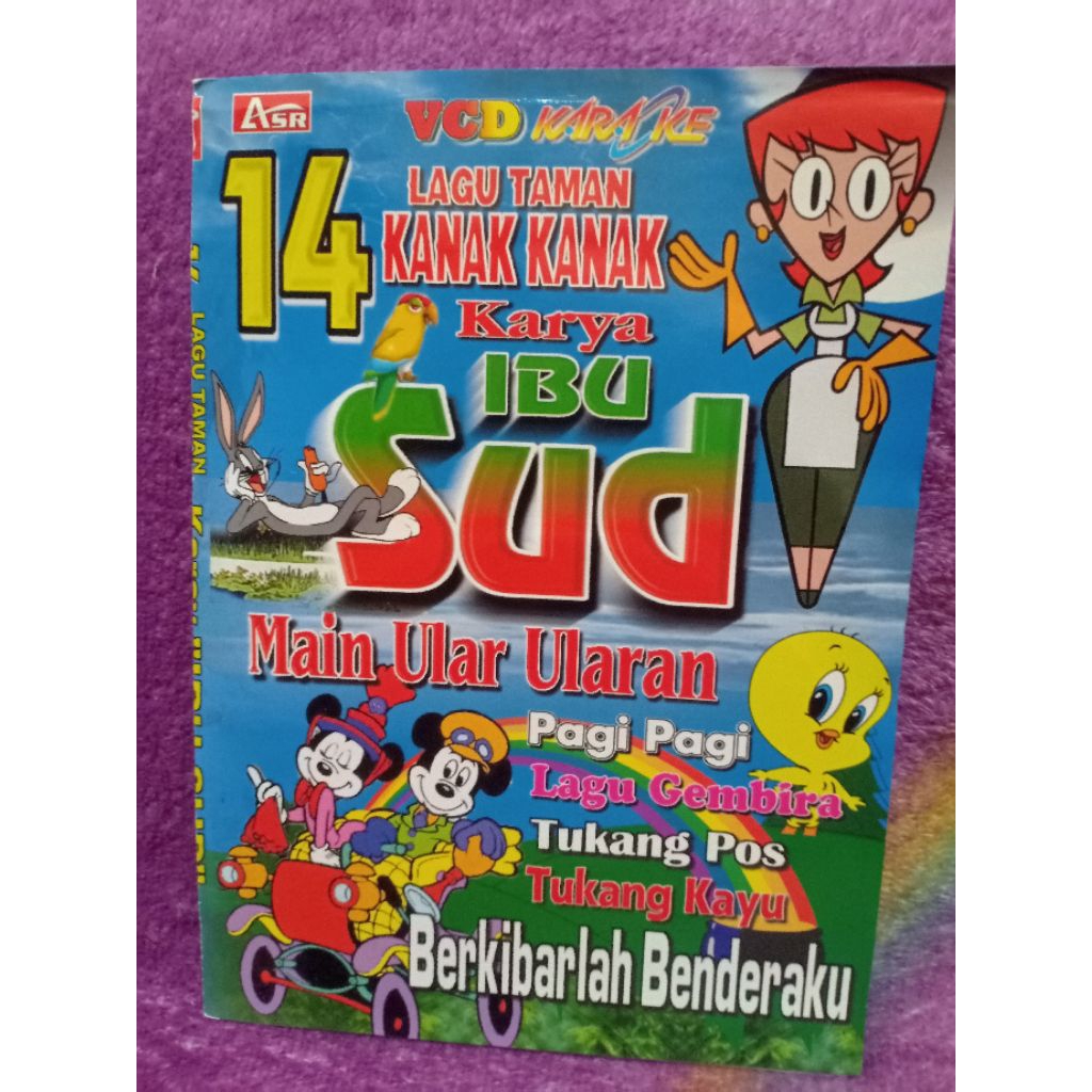 VCD 14 LAGU TAMAN ANAK-ANAK KARYA IBU SUD