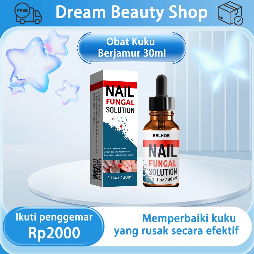 EELHOE Obat Kuku Berjamur 30ml Obat Jamur Kuku Obat Kuku Rusak Serum Kuku Jamur Dan Rusak Obat Pengh
