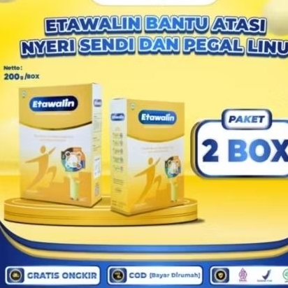

PAKET 2 BOX SUSU ETAWALIN UNTUK MENGOBATI ASAM URAT LINU DAN NYERI SENDI