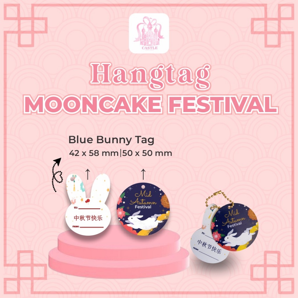 

Hangtag Mooncake/Mid Autumn/Bunny