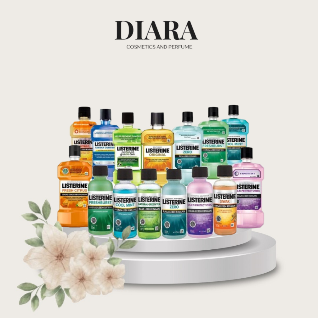 Diaracosmetics - LISTERINE Listerin obat kumur Antiseptic Mouthwash Obat Kumur Antiseptik 100 ml