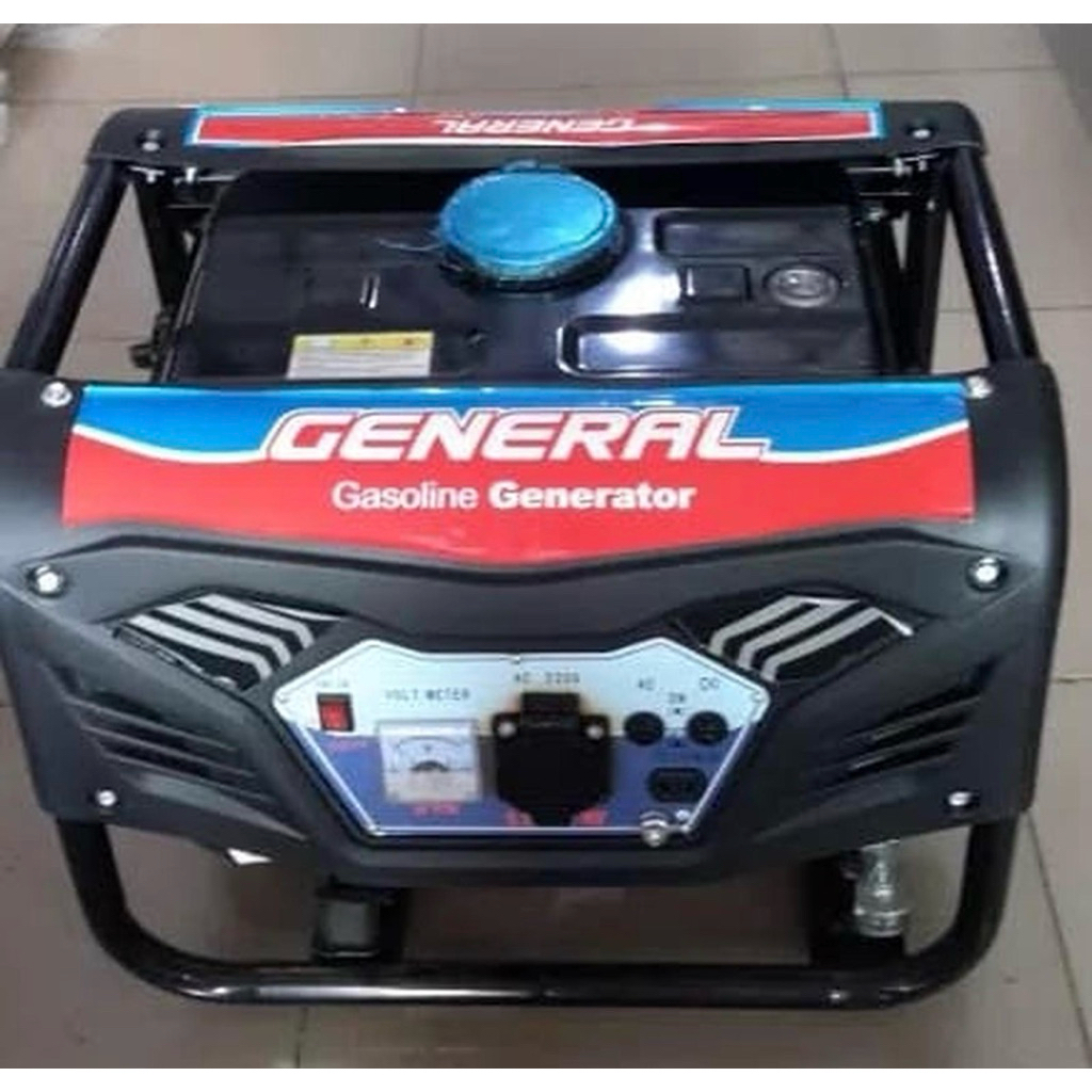 Genset Listrik 1200W GENERAL POWER ET2500C AVR / Gasoline Generator Genset Jenset 1200 Watt Bensin E
