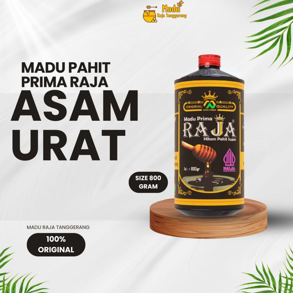 

Madu Asam Urat Pahit Prima Raja | Original Obat Asam Urat Dan Nyeri Sendi 800gram