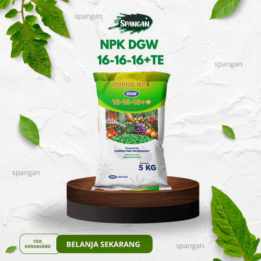 SPANGAN- Pupuk NPK DGW16-16-16+TE
