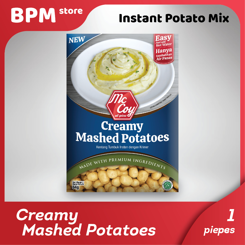 

McCoy Creamy Mashed Potatoes – Tekstur Lembut dan Creamy yang Nikmat