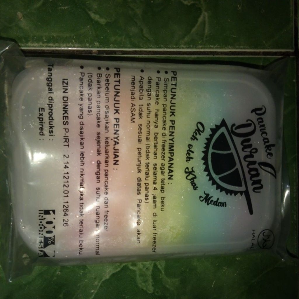 

pancake durian 4pcs
