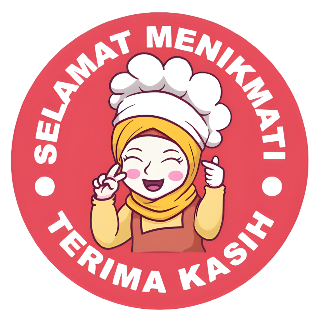 

Roll Stiker Label "Selamat Menikmati" 500 pcs Bulat 2.5 cm Motif Karakter Lucu Makanan Minuman