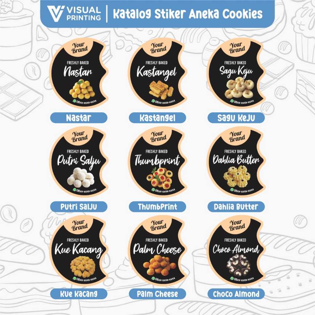 

Cetak Stiker Label Kemasan Custom Nama Sendiri