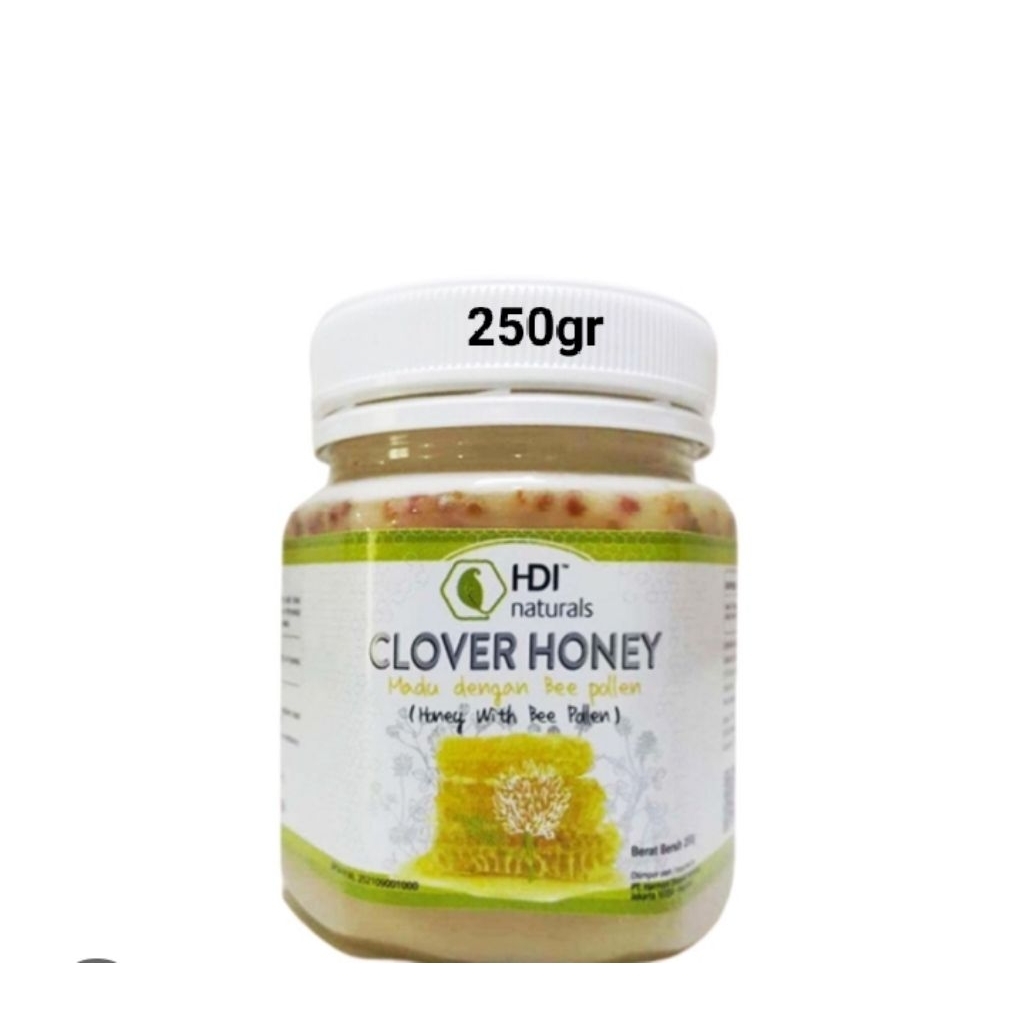 

Madu Clover Honey(250gr)100%ORI Exp 2028 free sendok kayu